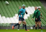 24 January 2014; Ireland's Rob Kearney in action during squad training ahead of their opening RBS Six Nations Rugby Championship game against Scotland on Sunday the 2nd of February. Ireland Rugby Squad Training, Aviva Stadium, Lansdowne Road, Dublin. Picture credit: Matt Browne / SPORTSFILE