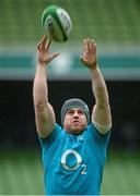 24 January 2014; Ireland's Sean Cronin during squad training ahead of their opening RBS Six Nations Rugby Championship game against Scotland on Sunday the 2nd of February. Ireland Rugby Squad Training, Aviva Stadium, Lansdowne Road, Dublin. Picture credit: Matt Browne / SPORTSFILE