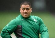 24 January 2014; Ireland's Rodney Ah You during squad training ahead of their opening RBS Six Nations Rugby Championship game against Scotland on Sunday the 2nd of February. Ireland Rugby Squad Training, Aviva Stadium, Lansdowne Road, Dublin. Picture credit: Matt Browne / SPORTSFILE