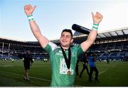 28 May 2016; Connacht Tiernan O’Halloran celebrates following his side's victory in the Guinness PRO12 Final match between Leinster and Connacht at BT Murrayfield Stadium in Edinburgh, Scotland. Photo by Ramsey Cardy/Sportsfile