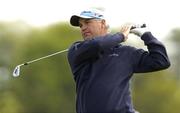 19 May 2005; Stephen Dodd watches his tee shot from the 3rd tee box during the Nissan Irish Open Golf Championship. Carton House Golf Club, Maynooth, Co. Kildare. Picture credit; Matt Browne / SPORTSFILE