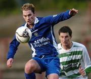 20 May 2005; Willie Doyle, Waterford United, in action against Jason McGuinness, Shamrock Rovers. eircom League, Premier Division, Shamrock Rovers v Waterford United, Dalymount Park, Dublin. Picture credit; David Maher / SPORTSFILE