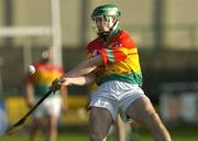 7 May 2005; Ruairi Dunbar, Carlow. Allianz National Hurling League, Division 2 Final, Offaly v Carlow, O' Moore Park, Portlaoise, Co. Laois. Picture credit; Ray McManus / SPORTSFILE
