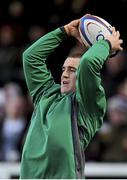 25 January 2014; Rob Herring, Ireland Wolfhounds, during the pre-match warm up. Representative Fixture, England Saxons v Ireland Wolfhounds, Kingsholm, Gloucester, England. Picture credit: Rogan Thomson / SPORTSFILE