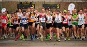 26 January 2014; A general view during the start of the 2014  Raheny 5 mile road race. St. Anne's Park, Raheny, Dublin. Picture credit: Tomás Greally / SPORTSFILE