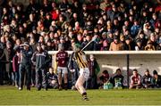 26 January 2014; Kilkenny's Henry Shefflin scores one of his twelve points from frees. Bord Na Mona Walsh Cup, Semi-Final, Kilkenny v Galway, St. Lachtain's GAA Club, Freshford, Co. Kilkenny. Picture credit: Ray McManus / SPORTSFILE