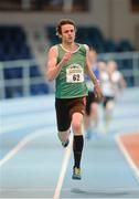 26 January 2014; Thomas Barr, Ferrybank A.C., Co. Waterford, on his way to winning the Men's Under 23 400m at the Woodie’s DIY Junior & U23 Championships of Ireland. Athlone Institute of Technology International Arena, Athlone, Co. Westmeath. Photo by Sportsfile