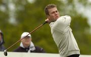 20 May 2005; Conor Doran watches his drive from the 6th tee box during the second round of the Nissan Irish Open Golf Championship. Carton House Golf Club, Maynooth, Co. Kildare. Picture credit; Matt Browne / SPORTSFILE