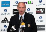 25 May 2005; Head coach Sir Clive Woodward at a British and Irish Lions press conference prior to their departure for New Zealand. The Vale of Glamorgan Hotel, Cardiff, Wales. Picture credit; Tim Parfitt / SPORTSFILE