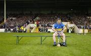 21 May 2005; David Kennedy, Tipperary, awaits his team-mates for the team photograph. Guinness Munster Senior Hurling Championship Quarter-Final Replay, Limerick v Tipperary, Gaelic Grounds, Limerick. Picture credit; Brendan Moran / SPORTSFILE