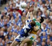 29 May 2005; Joe Higgins, Laois, in action against John Reynolds, Offaly. Bank of Ireland Leinster Senior Football Championship, Offaly v Laois, Croke Park, Dublin. Picture credit; Pat Murphy / SPORTSFILE