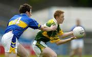 29 May 2005; Colm Cooper, Kerry, in action against Peter King, Tipperary. Bank of Ireland Munster Senior Football Championship, Tipperary v Kerry, Semple Stadium, Thurles, Co. Tipperary. Picture credit; Brendan Moran / SPORTSFILE