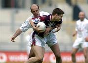 29 May 2005; David O'Shaughnessy, Westmeath, in action against Killian Brennan, Kildare. Bank of Ireland Leinster Senior Football Championship, Kildare v Westmeath, Croke Park, Dublin. Picture credit; Pat Murphy / SPORTSFILE