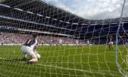 29 May 2005; Kildare goalkeeper Enda Murphy saves a penalty from Westmeath's Alan Mangan. Bank of Ireland Leinster Senior Football Championship, Kildare v Westmeath, Croke Park, Dublin. Picture credit; Damien Eagers / SPORTSFILE