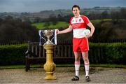29 January 2014; James Kielt, Derry, following a press conference at the Allianz Football League Belfast launch. Malone House, Barnett Demesne, Belfast, Co. Antrim. Picture credit: Oliver McVeigh / SPORTSFILE