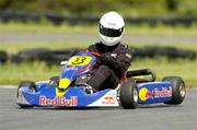 28 May 2005; Ryan McGennis, Antrim, in action during the final stage of the Red Bull High King of Karting event. Athboy Karting Track, Athboy, Co. Meath. Picture credit; Matt Browne / SPORTSFILE