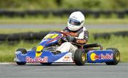28 May 2005; Dean Keating, Blackrock, Co. Dublin, in action during the final stage of the Red Bull High King of Karting event. Athboy Karting Track, Athboy, Co. Meath. Picture credit; Matt Browne / SPORTSFILE