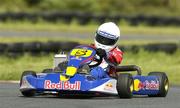 28 May 2005; Joel Mulholland, Co. Antrim, in action during the final stage of the Red Bull High King of Karting event. Athboy Karting Track, Athboy, Co. Meath. Picture credit; Matt Browne / SPORTSFILE