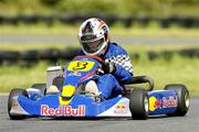 28 May 2005; Steven Bolton, Co. Antrim, in action during the final stage of the Red Bull High King of Karting event. Athboy Karting Track, Athboy, Co. Meath. Picture credit; Matt Browne / SPORTSFILE