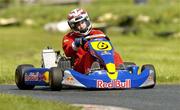 28 May 2005; David Carr, Co. Cork, in action during the final stage of the Red Bull High King of Karting event. Athboy Karting Track, Athboy, Co. Meath. Picture credit; Matt Browne / SPORTSFILE