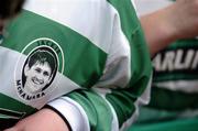 29 May 2005; A Celtic supporter shows his support for Jackie McNamara during his testimonial. Jackie McNamara Testimonial, Celtic XI v Republic of Ireland XI, Celtic Park, Glasgow, Scotland. Picture credit; David Maher / SPORTSFILE