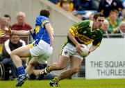 29 May 2005; Declan O'Sullivan, Kerry, in action against Niall Curran, Tipperary. Bank of Ireland Munster Senior Football Championship, Tipperary v Kerry, Semple Stadium, Thurles, Co. Tipperary. Picture credit; Brendan Moran / SPORTSFILE