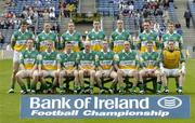 29 May 2005; The Offaly team. Bank of Ireland Leinster Senior Football Championship, Offaly v Laois, Croke Park, Dublin. Picture credit; Pat Murphy / SPORTSFILE