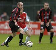 27 May 2005; Alan Kirby, Longford Town, in action against St. Patrick's Athletic. eircom League, Premier Division, St. Patrick's Athletic v Longford Town, Richmond Park, Dublin. Picture credit; Matt Browne / SPORTSFILE