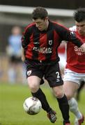 27 May 2005; Alan Murphy, Longford Town, in action against Robbie Doyle, St. Patrick's Athletic. eircom League, Premier Division, St. Patrick's Athletic v Longford Town, Richmond Park, Dublin. Picture credit; Matt Browne / SPORTSFILE