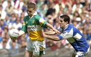 29 May 2005; Niall McNamee, Offaly, in action against Aidan Fennelly, Laois. Bank of Ireland Leinster Senior Football Championship, Offaly v Laois, Croke Park, Dublin. Picture credit; Pat Murphy / SPORTSFILE
