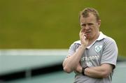 31 May 2005; Assistant coach Mark McCall watches the players during Ireland rugby squad training. University of Limerick, Limerick. Picture credit; Brendan Moran / SPORTSFILE