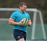 31 January 2014; Ireland's Jack McGrath during squad training ahead of their RBS Six Nations Rugby Championship match against Scotland on Sunday. Ireland Rugby Squad Training, Carton House, Maynooth, Co. Kildare. Picture credit: Matt Browne / SPORTSFILE