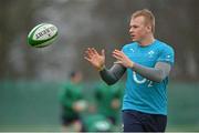 31 January 2014; Ireland's Luke Marshall in action during squad training ahead of their RBS Six Nations Rugby Championship match against Scotland on Sunday. Ireland Rugby Squad Training, Carton House, Maynooth, Co. Kildare. Picture credit: Matt Browne / SPORTSFILE