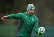 31 January 2014; Ireland's Rob Kearney in action during squad training ahead of their RBS Six Nations Rugby Championship match against Scotland on Sunday. Ireland Rugby Squad Training, Carton House, Maynooth, Co. Kildare. Picture credit: Matt Browne / SPORTSFILE