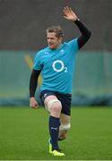 31 January 2014; Ireland's Jamie Heaslip during squad training ahead of their RBS Six Nations Rugby Championship match against Scotland on Sunday. Ireland Rugby Squad Training, Carton House, Maynooth, Co. Kildare. Picture credit: Matt Browne / SPORTSFILE
