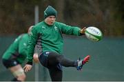 31 January 2014; Ireland's Brian O'Driscoll in action during squad training ahead of their RBS Six Nations Rugby Championship match against Scotland on Sunday. Ireland Rugby Squad Training, Carton House, Maynooth, Co. Kildare. Picture credit: Matt Browne / SPORTSFILE