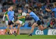 1 February 2014; Mikey Geaney, Kerry, in action against Eric Lowndes, Dublin. Allianz Football League Division 1 Round 1, Dublin v Kerry, Croke Park, Dublin. Picture credit: Brendan Moran / SPORTSFILE