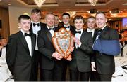 31 January 2014; In attendance at the GUI Champions' Dinner 2014 is the Irish Schools Match Play Champions from Rice College, Westport, Co. Mayo. GUI Champions' Dinner 2014, Carton House, Maynooth, Co. Kildare. Picture credit: Matt Browne / SPORTSFILE