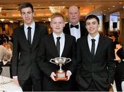 31 January 2014; In attendance at the GUI Champions' Dinner 2014 is the Irish Schools Stroke Play Champions from Ballinrobe Community School, Co. Mayo. GUI Champions' Dinner 2014, Carton House, Maynooth, Co. Kildare. Picture credit: Matt Browne / SPORTSFILE