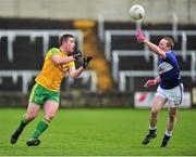 2 February 2014; Pauric McEvoy, Donegal, in action against Peter O'Leary, Laois. Allianz Football League, Division 2, Round 1, Laois v Donegal, O'Moore Park, Portlaoise, Co. Laois. Picture credit: Barry Cregg / SPORTSFILE
