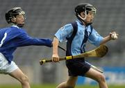 30 May 2005; Sean O'Morain, Scoil Lorcain, in action against Adam McGreal, Scoil Cholim. Allianz Cumann na mBunscol Hurling Finals, Corn Johnston, Mooney and O'Brien, Scoil Choilm, Crumlin v Scoil Lorcain, Monkstown, Croke Park, Dublin. Picture credit; Damien Eagers / SPORTSFILE