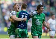 28 May 2016; Matt Healy of Connacht, centre, celebrates with team-mates after the Guinness PRO12 Final match between Leinster and Connacht at BT Murrayfield Stadium in Edinburgh, Scotland. Photo by Paul Devlin/Sportsfile