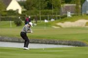 3 June 2005; Des Smyth plays his second shot from the second fairway during round one of the AIB Irish Seniors Open. Heritage Golf & Country Club, Killenard, Co. Laois. Picture credit; Matt Browne / SPORTSFILE