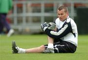 3 June 2005; Shay Given, Republic of Ireland, during squad training. Lansdowne Road, Dublin. Picture credit; David Maher / SPORTSFILE