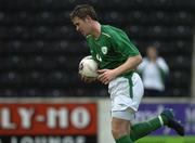 3 June 2005; Daryl Murphy, Republic of Ireland U21, runs back to the centre circle after scoring his sides first goal against Israel U21. European U21 Championship Qualifier,  Republic of Ireland U21 v Israel U21, Flancare Park, Longford. Picture credit; Pat Murphy / SPORTSFILE