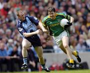 5 June 2005; Niall Kelly, Meath, in action against Coman Goggins, Dublin. Bank of Ireland Leinster Senior Football Championship, Dublin v Meath, Croke Park, Dublin. Picture credit; David Maher / SPORTSFILE