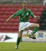 3 June 2005; Aiden McGeady, Republic of Ireland U21. European U21 Championship Qualifier, Republic of Ireland U21 v Israel U21, Flancare Park, Longford. Picture credit; Pat Murphy / SPORTSFILE