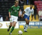 3 June 2005; Aiden McGeady, Republic of Ireland U21. European U21 Championship Qualifier, Republic of Ireland U21 v Israel U21, Flancare Park, Longford. Picture credit; Pat Murphy / SPORTSFILE