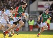 2 February 2014; Jason Gibbons, Mayo, in action against Cathal McNally, Kildare. Allianz Football League, Division 1, Round 1, Kildare v Mayo, St Conleth's Park, Newbridge, Co. Kildare. Picture credit: Piaras Ó Mídheach / SPORTSFILE