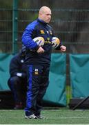 3 February 2014; Leinster's Richardt Strauss during squad training ahead of their Celtic League 2013/14, Round 13, game in Parma against Zebre on Sunday. Leinster Rugby Squad Training, Rosemount, UCD, Belfield, Dublin. Picture credit: Ramsey Cardy / SPORTSFILE